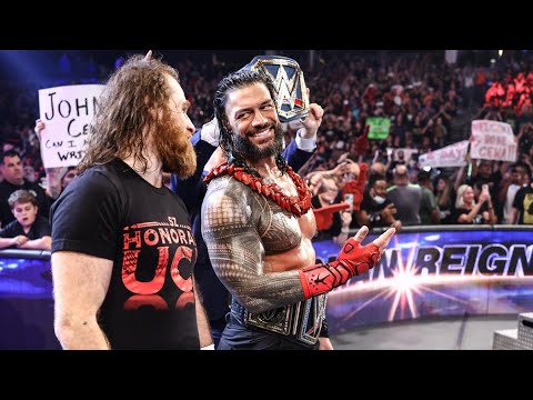 Roman Reigns & Sami Zayn Entrance: WWE SmackDown, Dec. 30, 2022 background