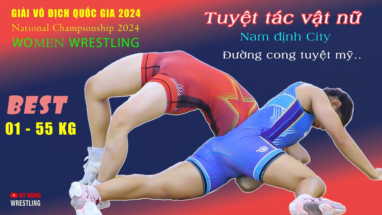 Vật nữ. " ĐỈNH CAO TÀI SẮC ". Giải vô địch quốc gia . Hạng 55 kg . Phần 1 background