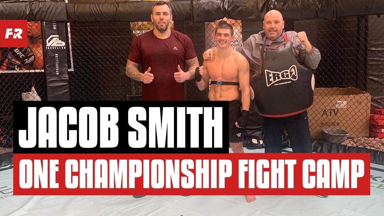 Jacob Smith Boxing Pad Work | ONE Championship Fight Camp background
