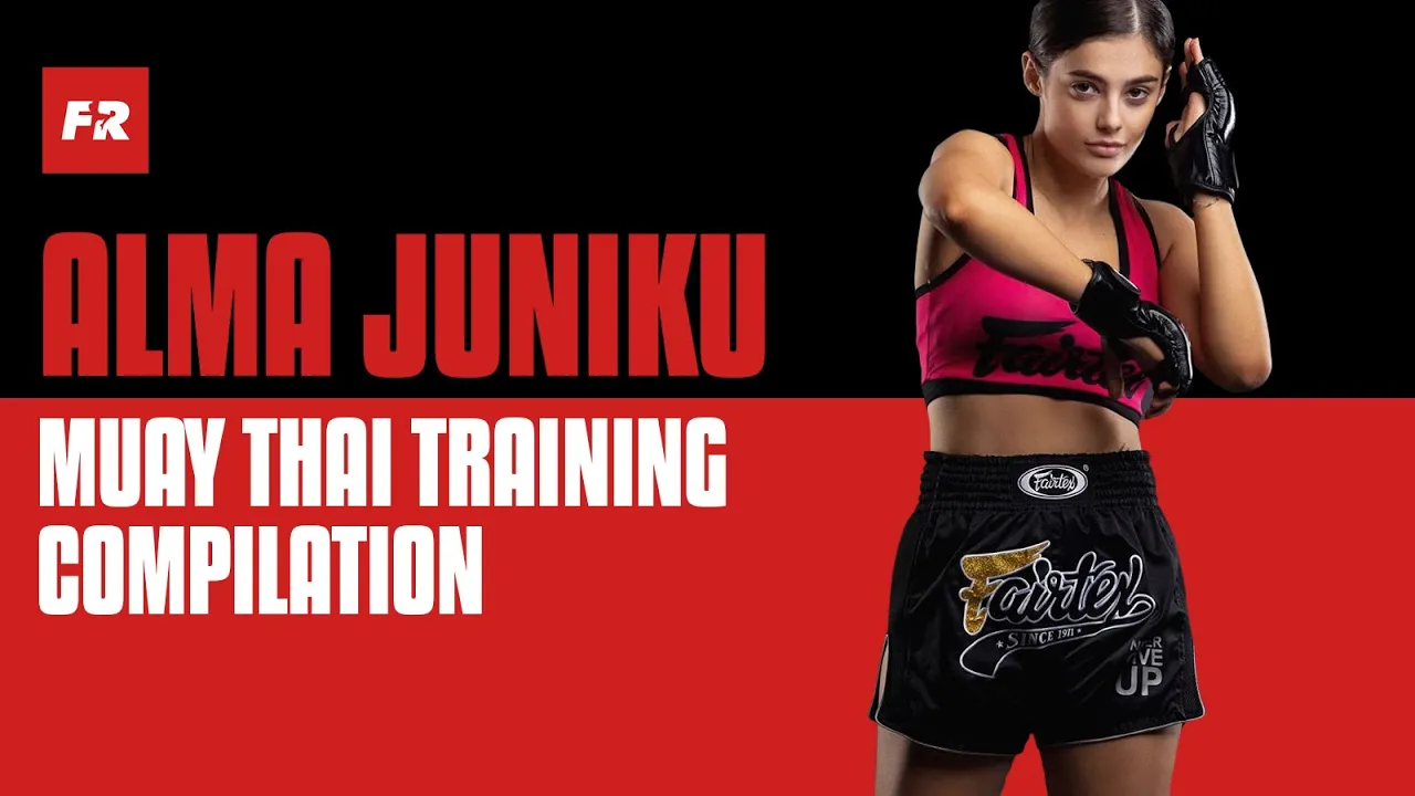 Alma Juniku Muay Thai Training Compilation | Muay Thai Pad Work and Clinch Training