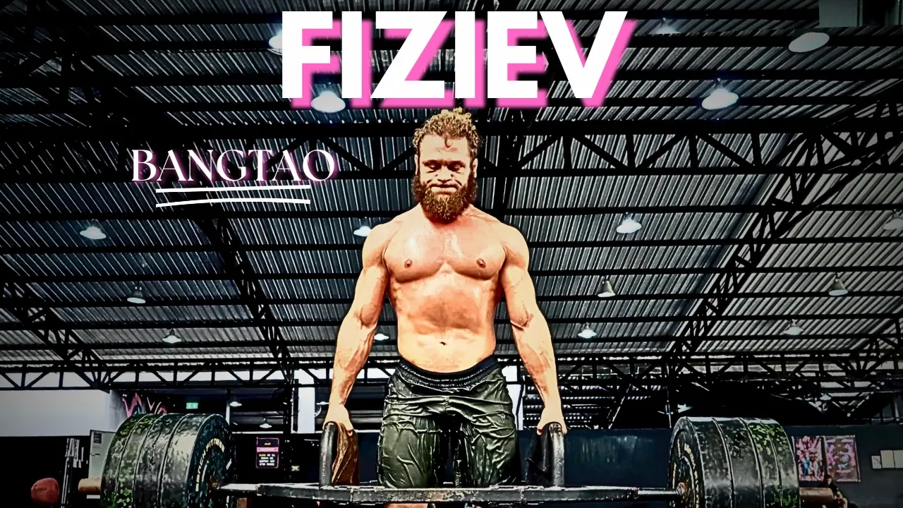 RAFAEL FIZIEV | Strength & Conditioning Session | Coach Woody | UFC Fight Night | Fight Camp background