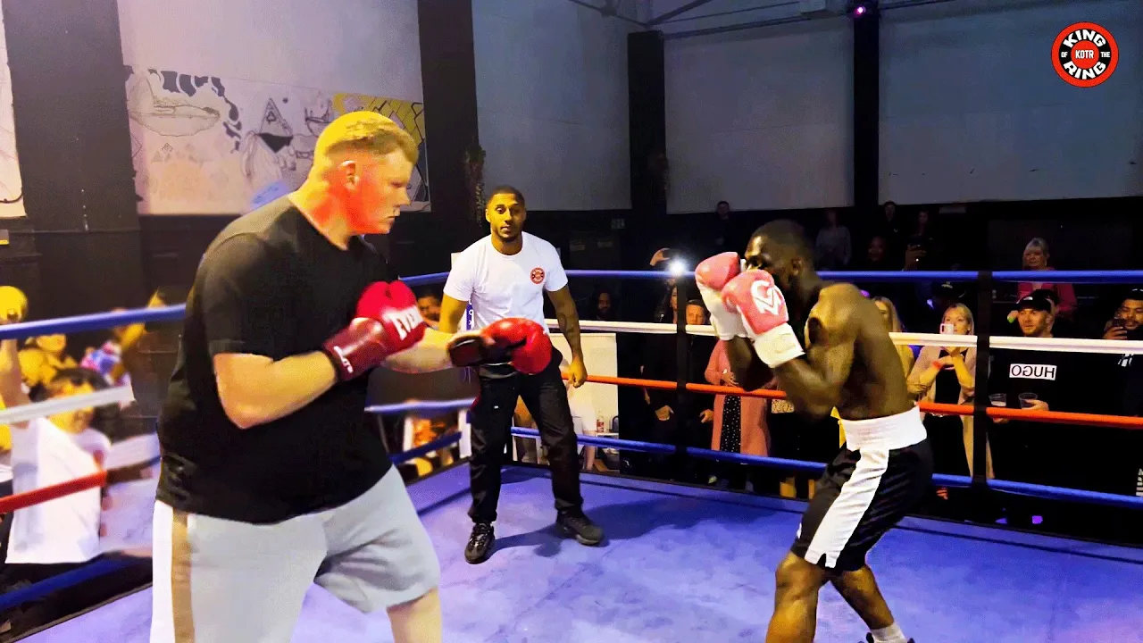 130KG BIG GINGE VS BLACKIECHAN | MIGHTY MOUSE KO!! | KOTR BRUM