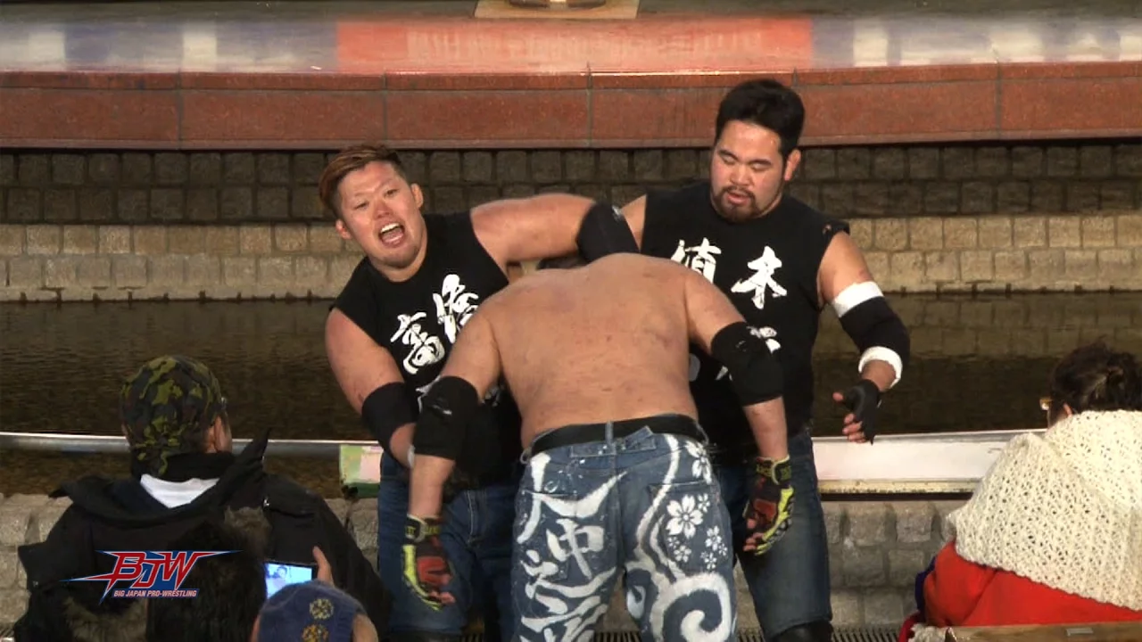 【Table Match】2017.1.18 伊東竜二&佐久田俊行vs植木嵩行&高橋匡哉 background