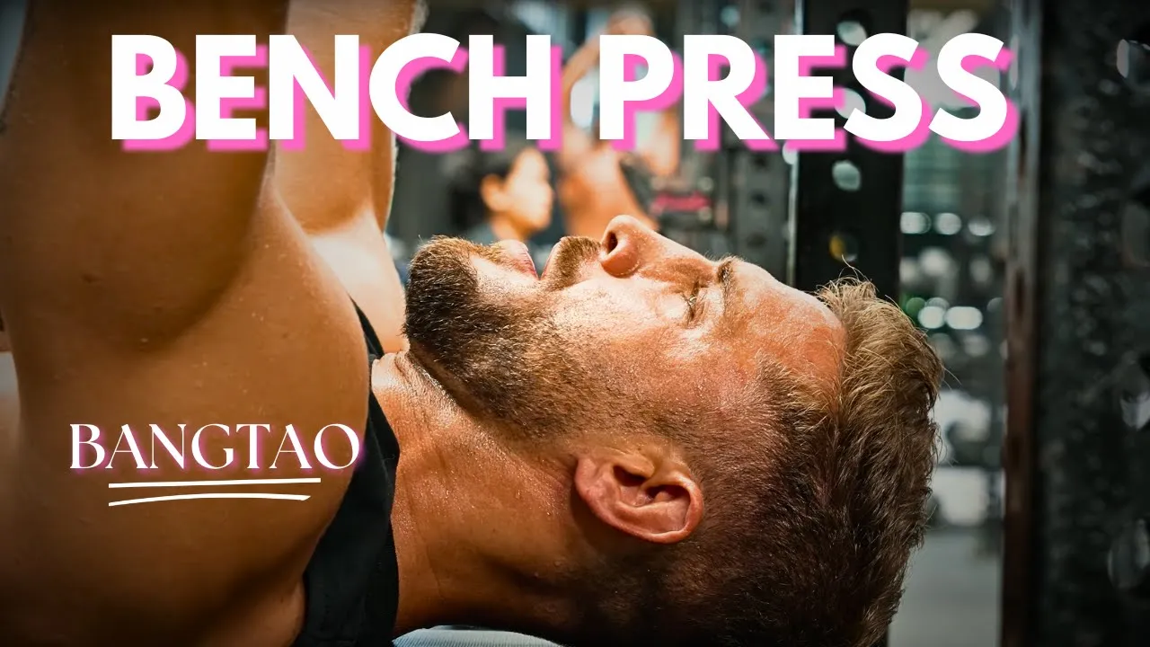 The BEST Bench Press Drop Set Training Routine! Bangtao Fitness | Peter Forneck | Phuket Thailand backdrop