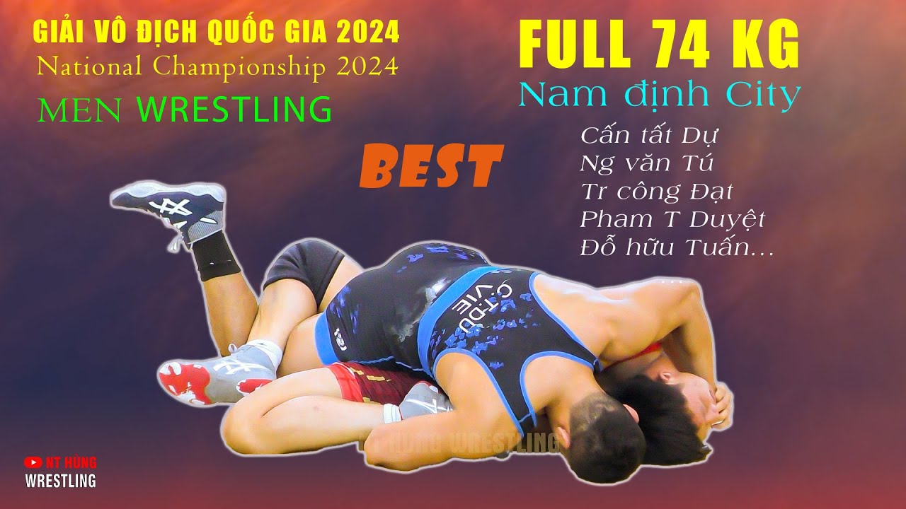 Vật Nam - Giải vô địch quốc gia 2024. Full hạng 74 kg