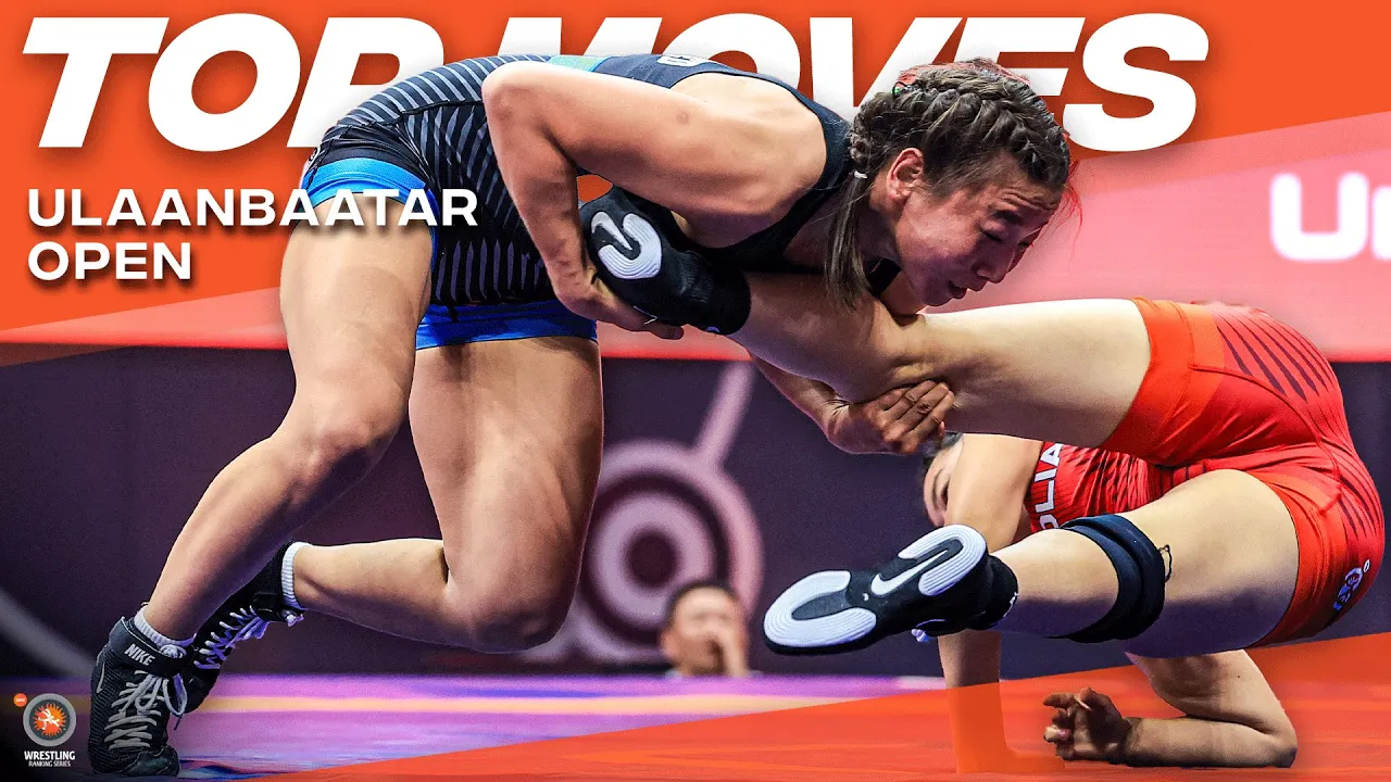 Top Moves Women's Wrestling | Ulaanbaatar Open Senior Ranking Series | Mongolia • Ulaanbaatar background