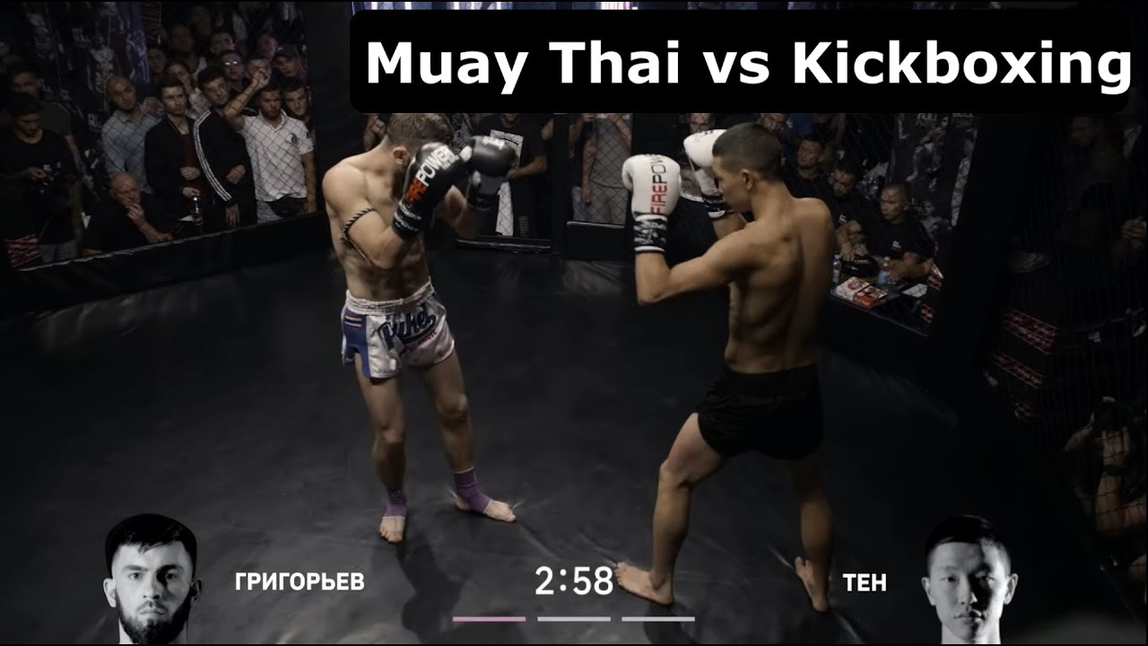 Kickboxer Destroys Muay Thai Guy