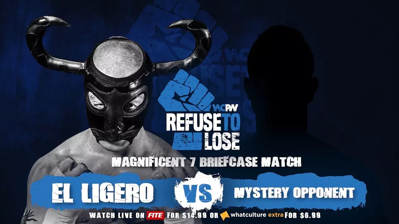 El Ligero To Defend His Magnificent 7 Briefcase At Refuse To Lose Against Mystery Opponent background