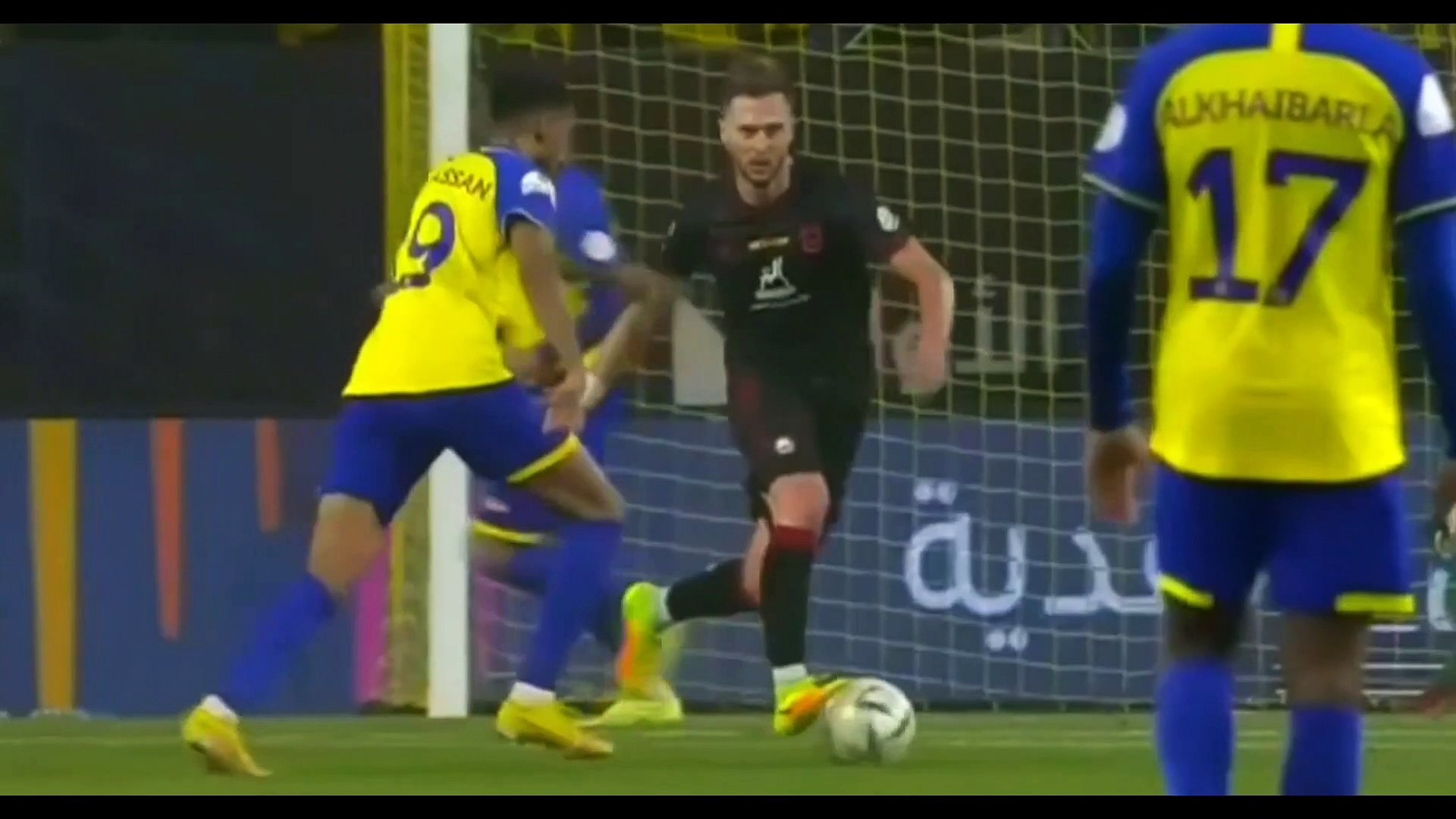 Ronaldo Al Nassr vs Zamalek FC 3-0 / Arab Championship backdrop