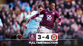 Late VAR Drama As Brentford Win It At The Death | FULL TIME REACTION | Burnley 3-4 Brentford