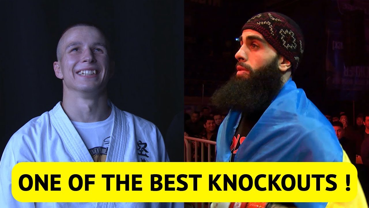 KNOCKOUT that surprised everyone! FUNNY KARATE KID vs. TOUGH WRESTLER! background