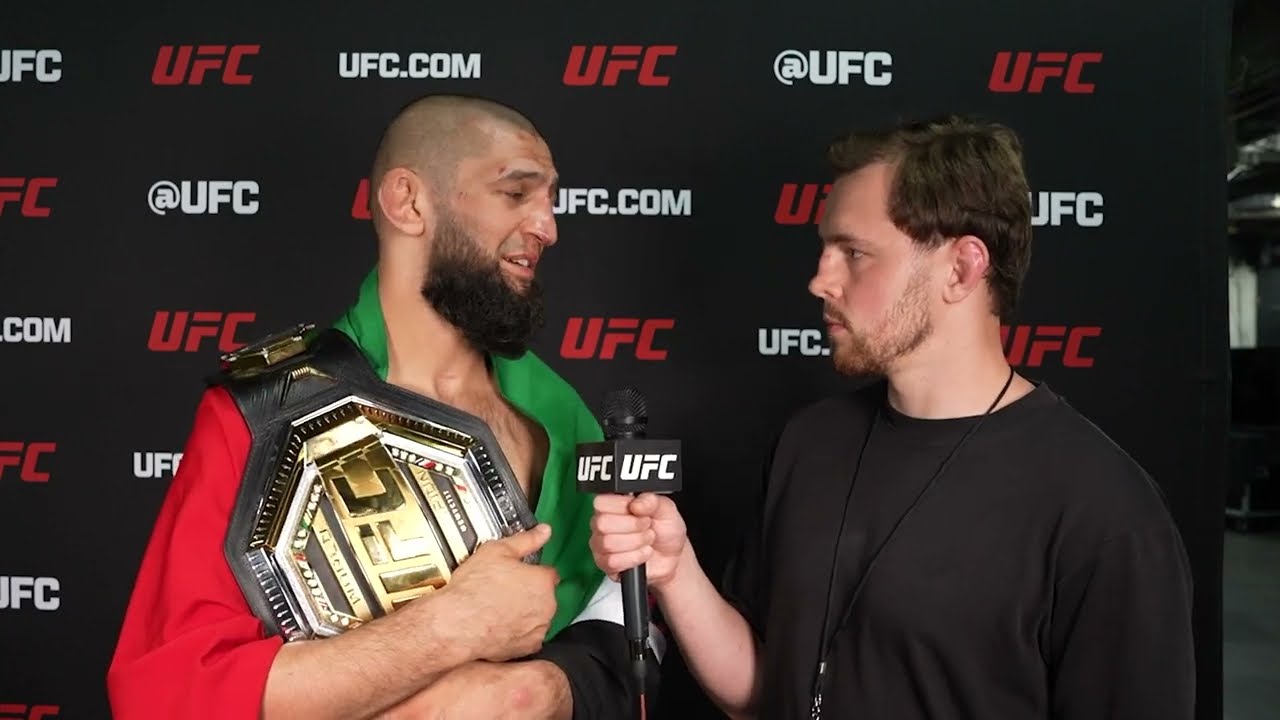 Хамзат Чимаев - Интервью с новым чемпионом UFC