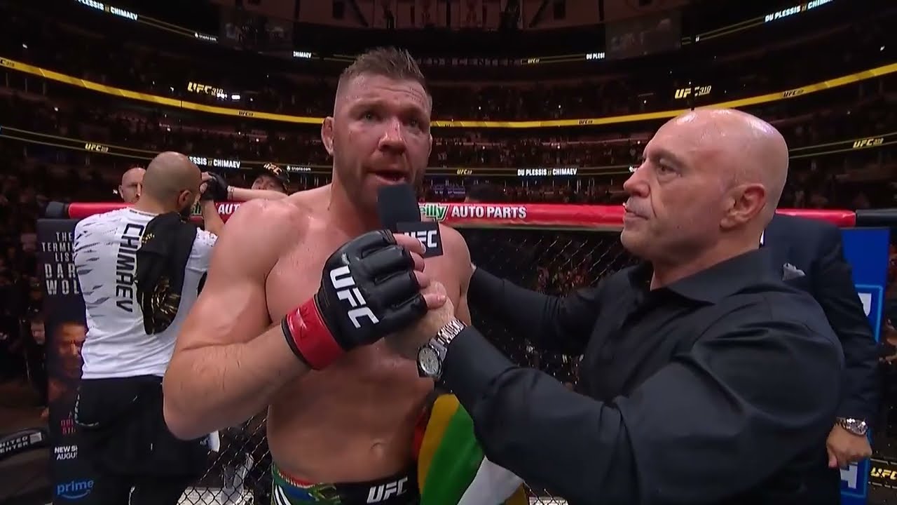 UFC 319: Дрикус Дю Плесси - Слова после боя background