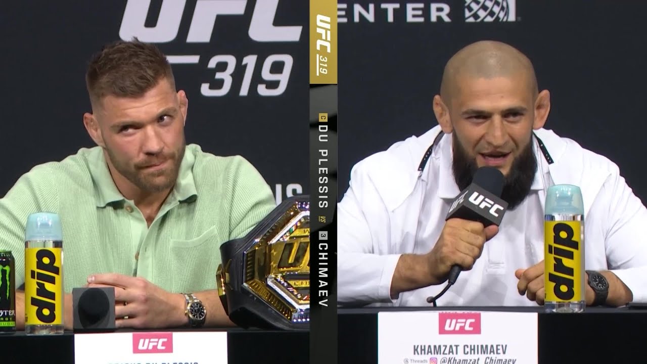 UFC 319: Пресс-конференция background