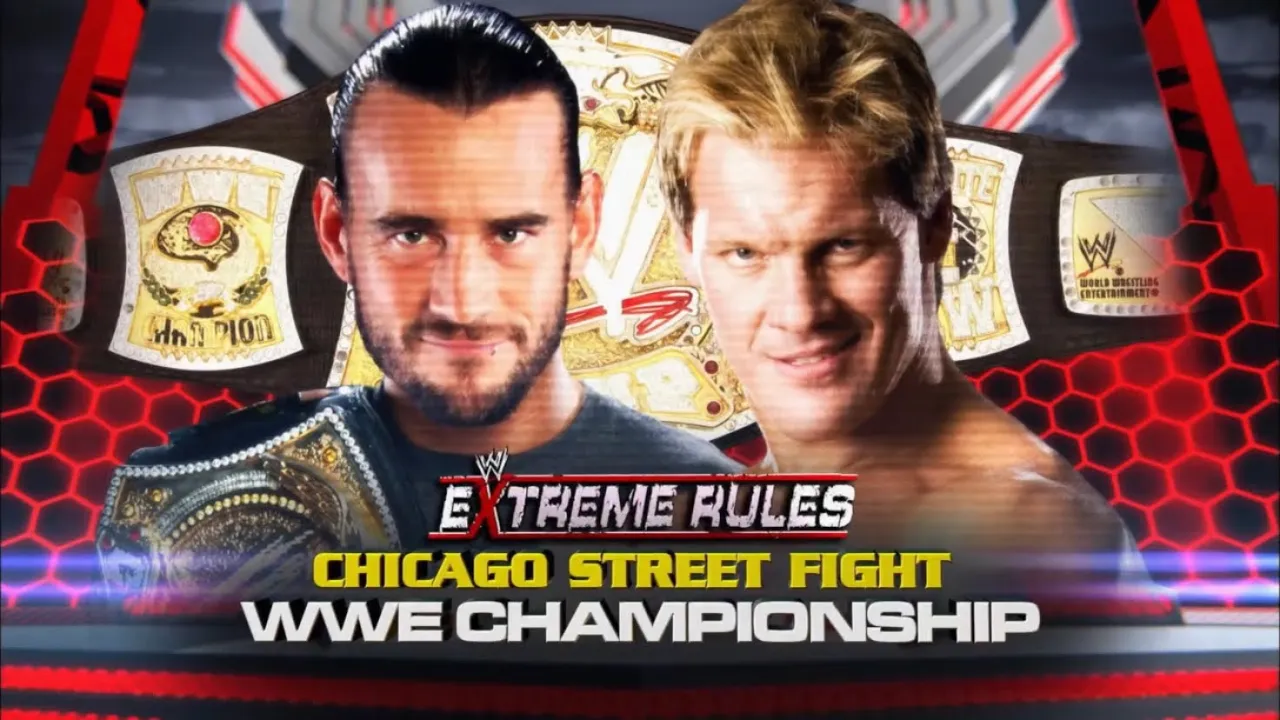 Story of CM Punk vs. Chris Jericho | Extreme Rules 2012 background