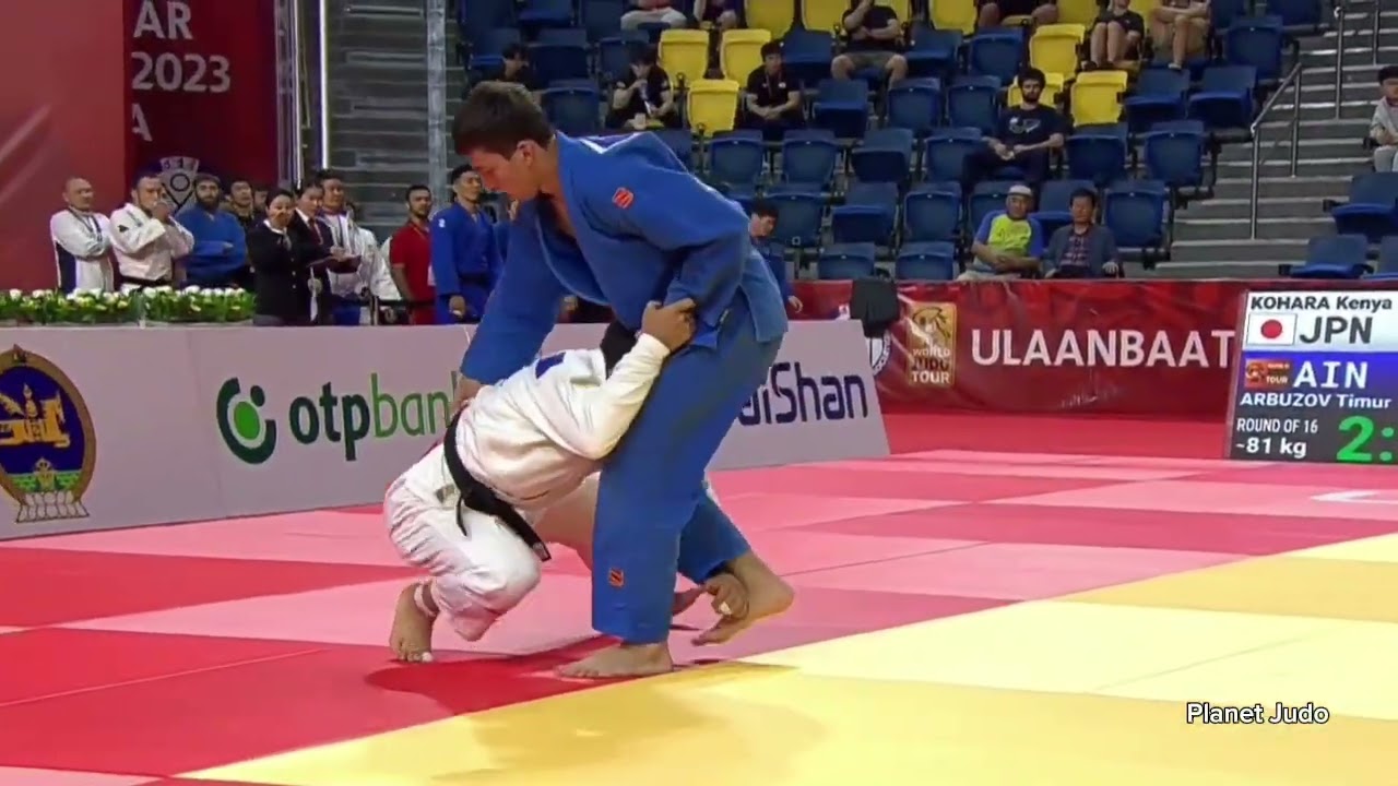 Kenya KOHARA 🇯🇵 🆚️ Timur ARBUZOV 🇷🇺 | 2 раунд /-81кг | Большой Шлем Улан-Батор 2023 