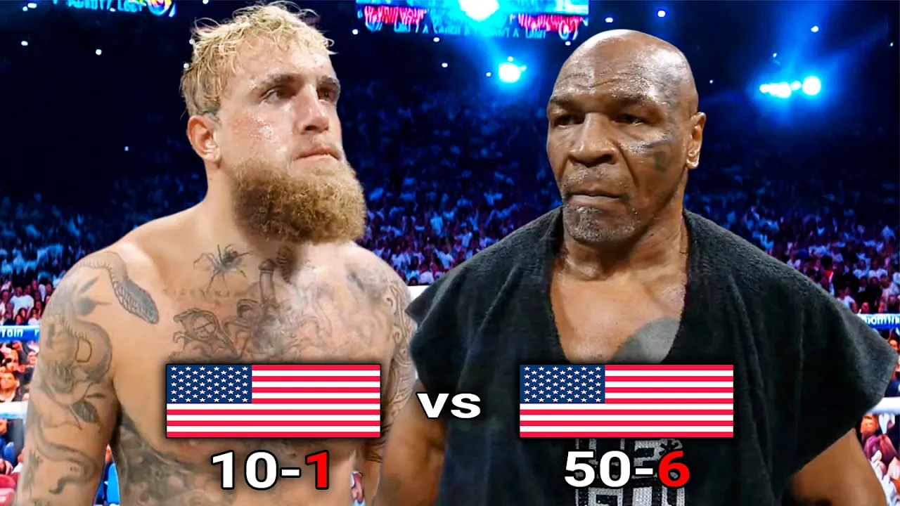 Mike Tyson (USA) vs Jake Paul (USA) | Boxing Fight Highlights HD