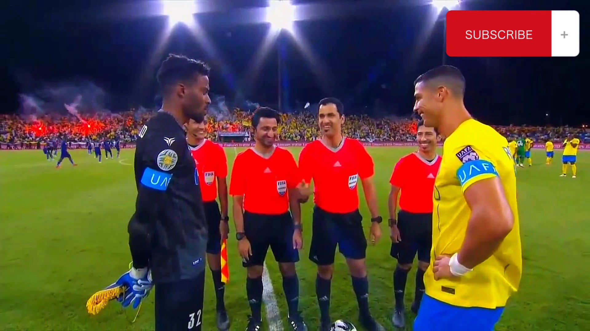 Ronaldo Header Goal - Al Nassr vs Monastir 4-1