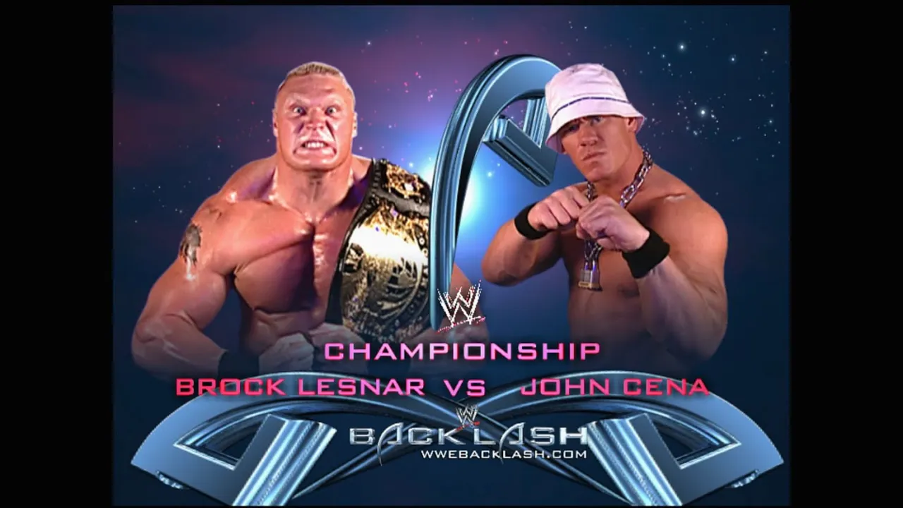 Story of Brock Lesnar vs. John Cena | Backlash 2003