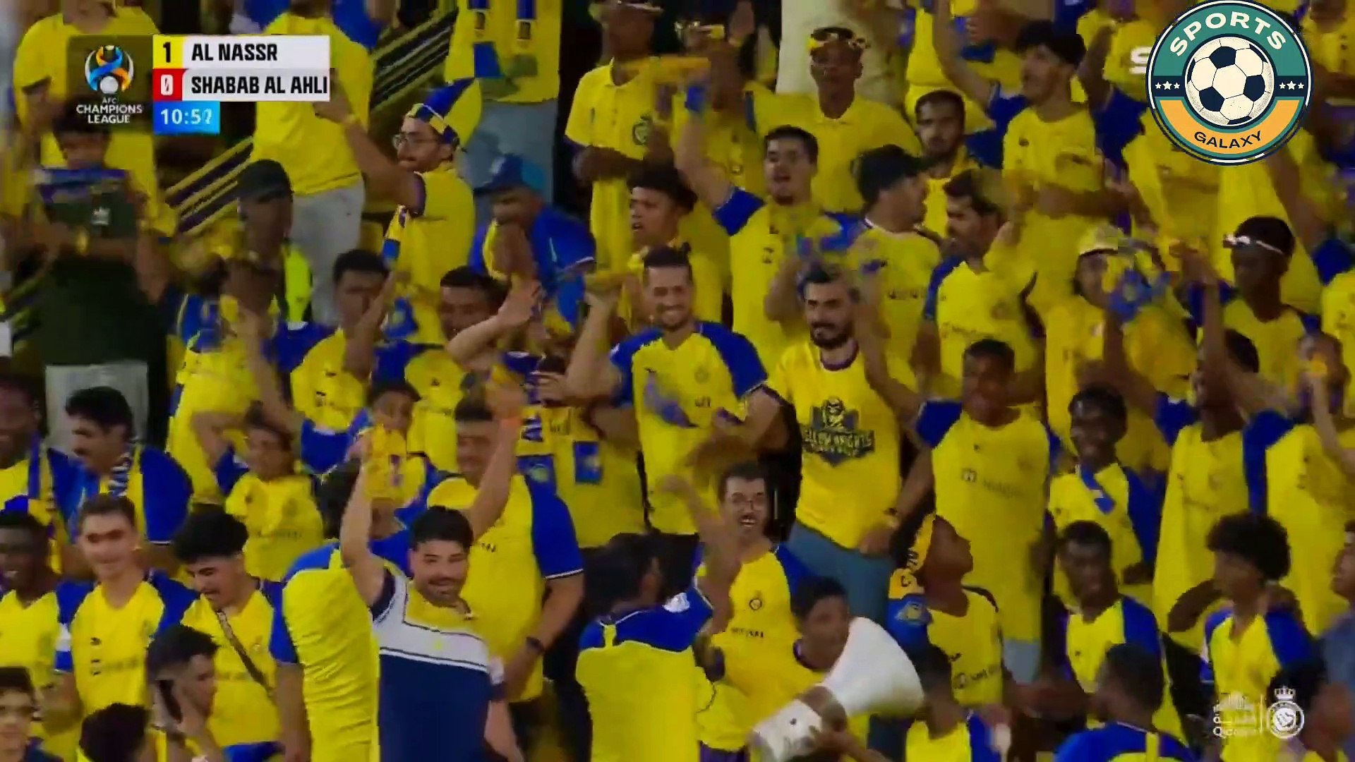 CR7 The King Of Champion AFC League / Al Nassr 4-2 Shabab Al Ahli background