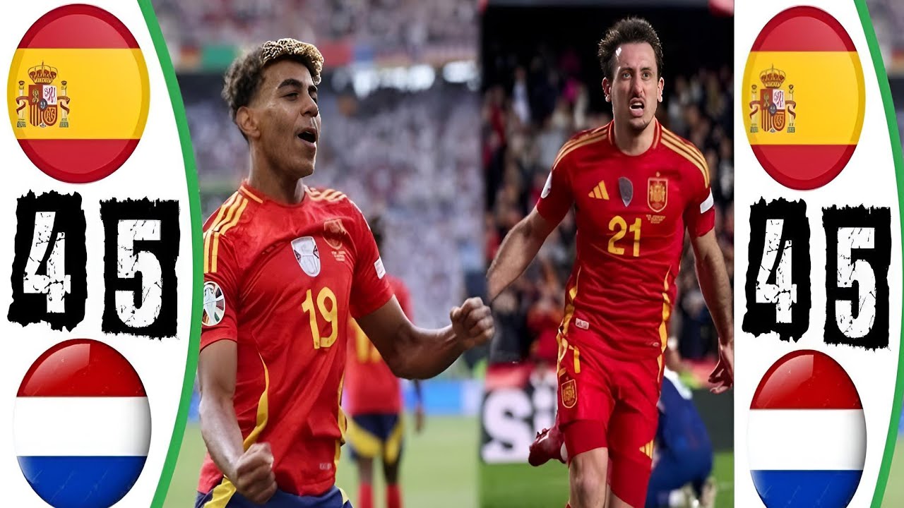 Semifinal France vs Spain, background
