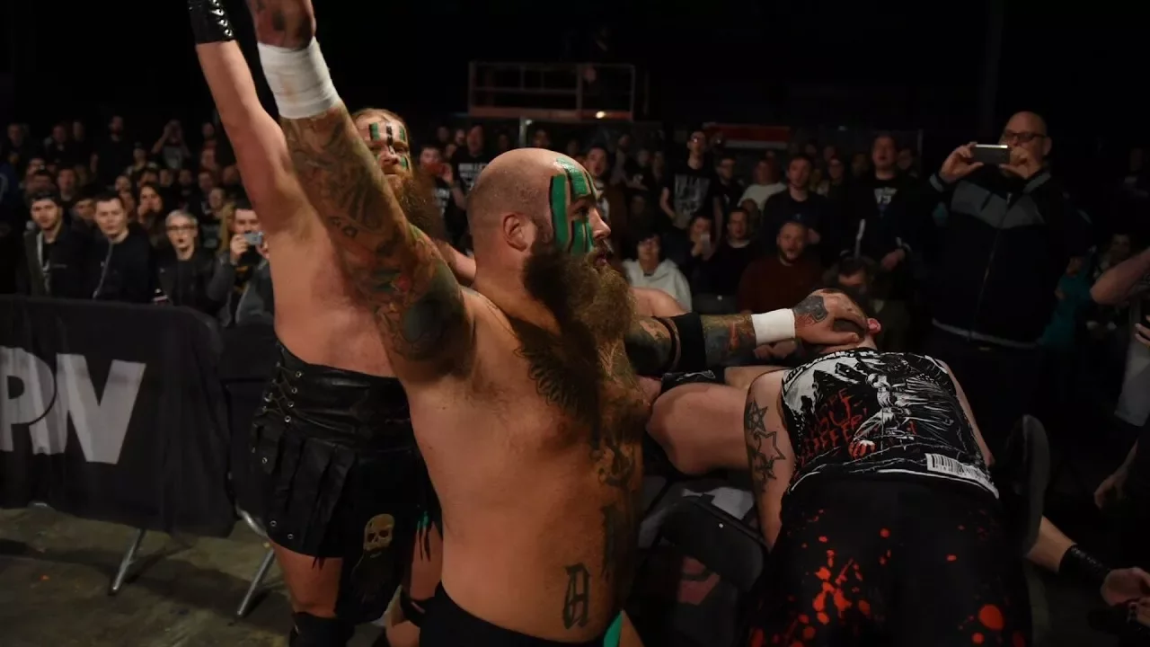 War Machine vs. Primate & Jimmy Havoc (WCPW Loaded: October 12th, 2017 - Part 3) background