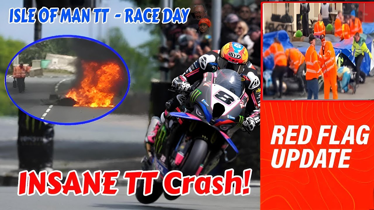 Insane Isle of Man TT Race Day - Crashes & Highlights Update backdrop