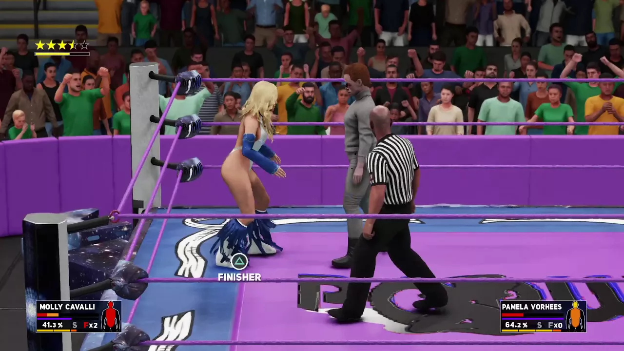 Molly Cavalli vs Pamela Vorhees. background