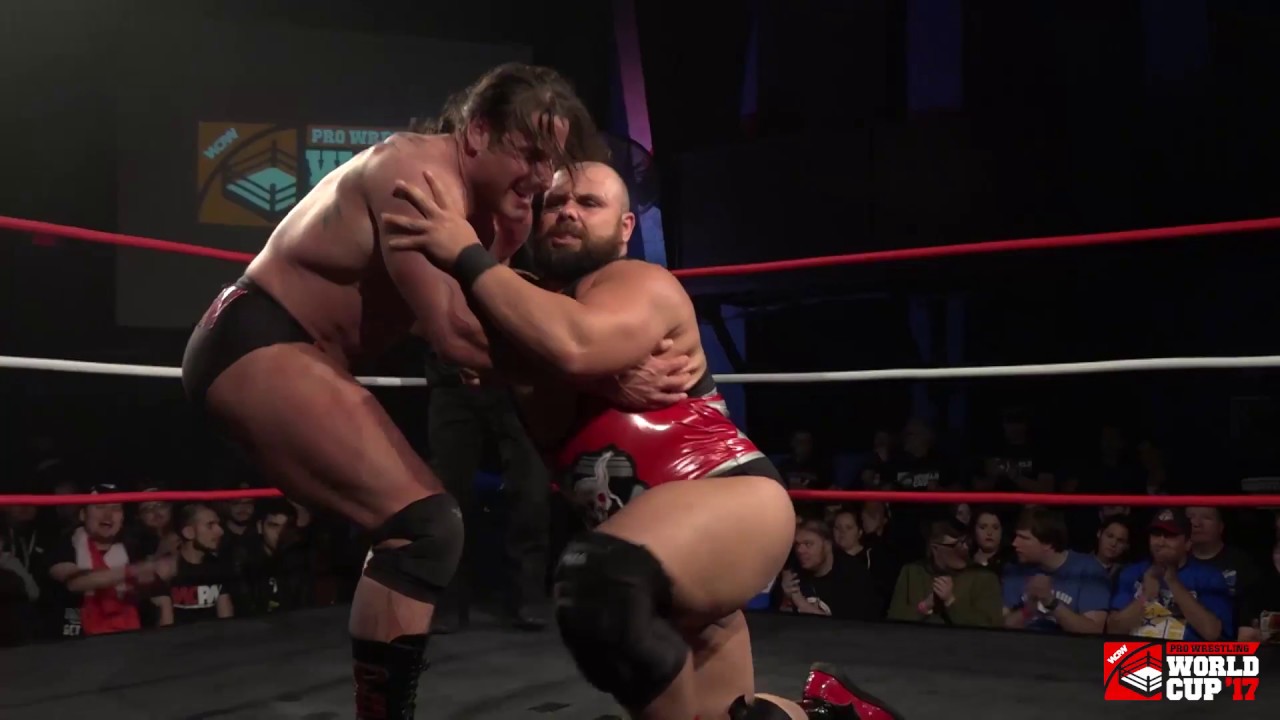 Mike Elgin vs Rene Dupree (Pro Wrestling World Cup Canada - 1st Round) background