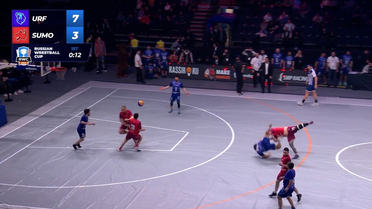 Wrestling Basketball Rugby Combined - Wrestball background