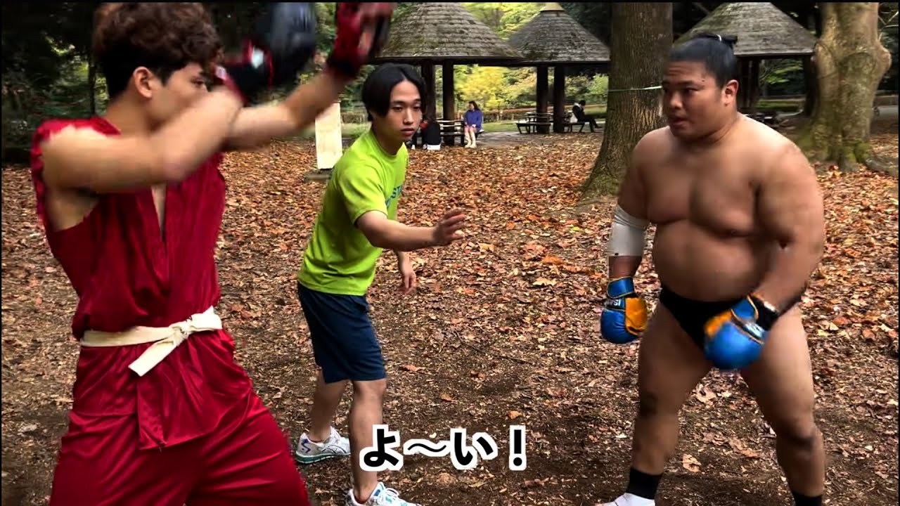 Karateka Takes On Sumo And Judo