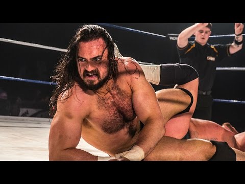 Drew Galloway vs Mark Coffey - Pro Wrestling World Cup (1st Round Scottish Qualifier) background