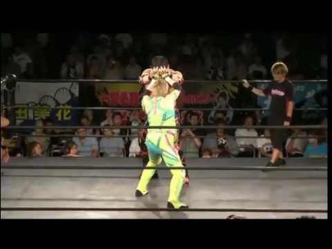 Dynamite Kasai & Aja Kong vs Shuji Ishikawa & SAGAT