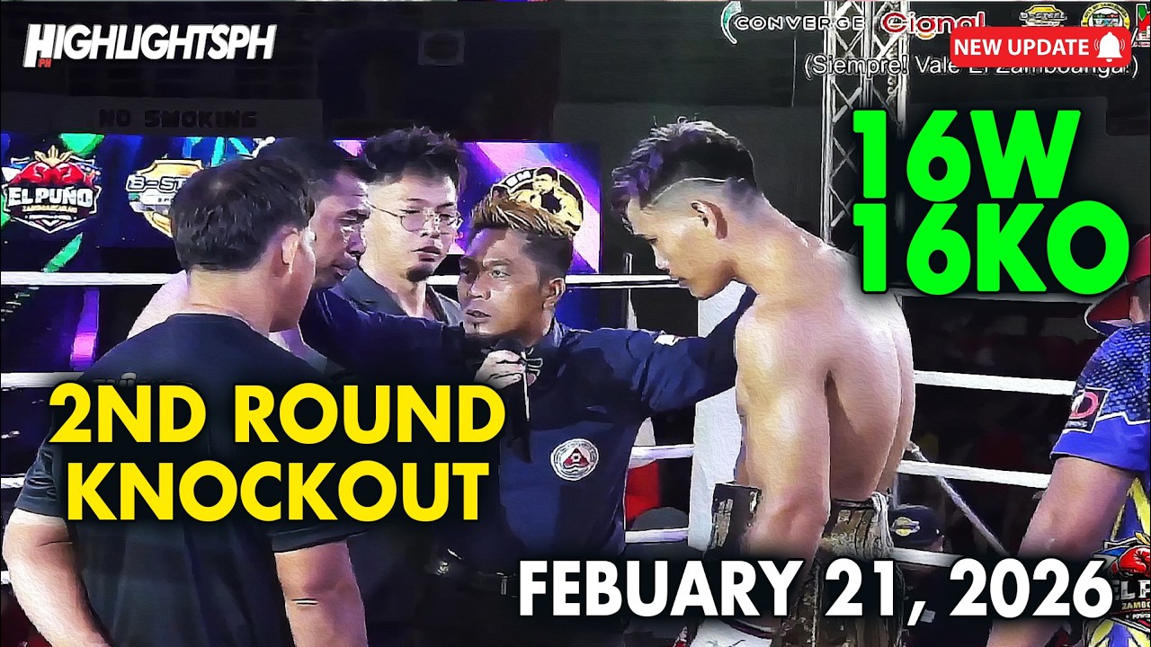 NEW FIGHT: (16W-16KO) Weljon Mindoro Tinapos ang Kalaban sa Round 2!
