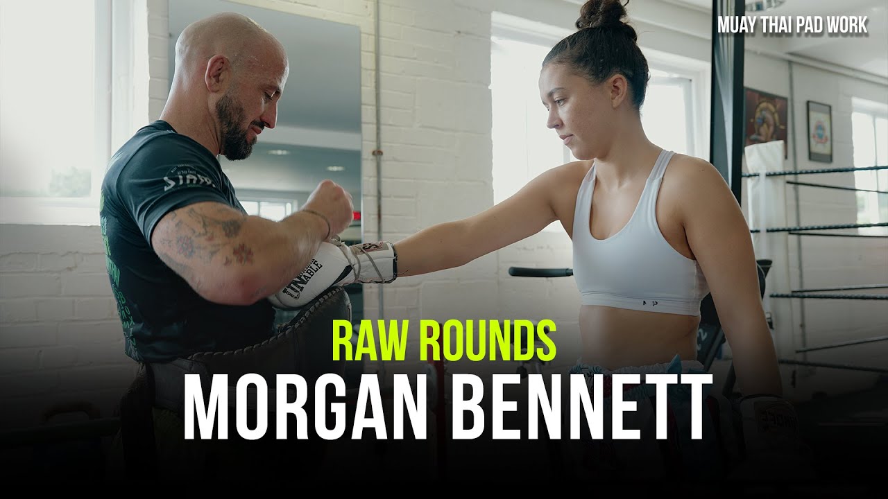 Raw Rounds: Morgan Bennett Muay Thai Pad Work - Team Jai Dee