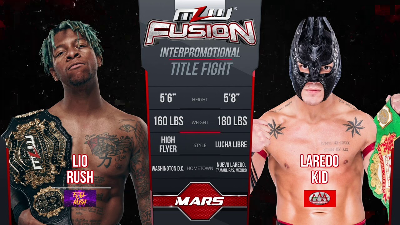 Tale of the Tape for Lio Rush vs. Laredo Kid | Title vs. Title