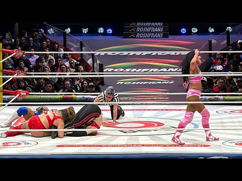 En busca del campeonato mundial femenil CMLL Persephone y OlympiA 🆚 Tessa Blanchard y Zeuxis 