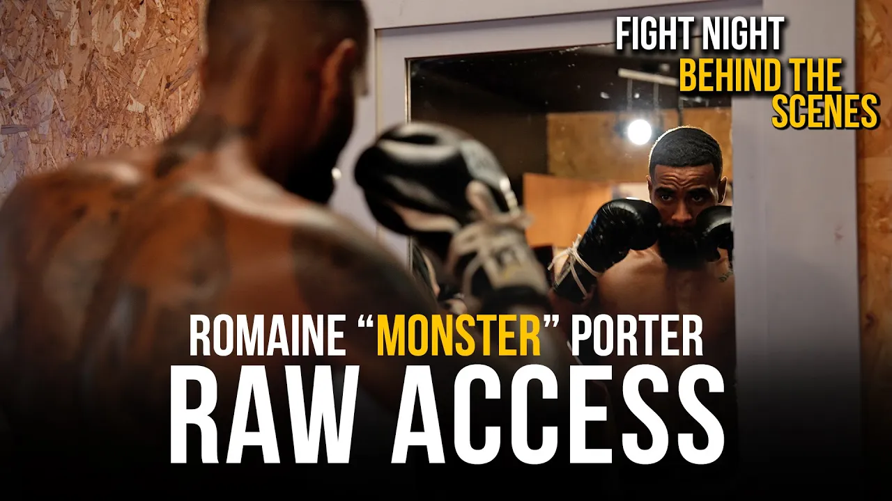 RAW Access: Romaine Porter Fight Night Behind The Scenes background