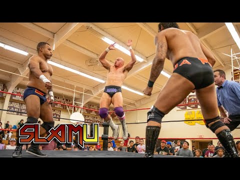Kevin Koa vs. Devin Reno vs. Grizz Broady | 8/19/2023 | Slam U - Winslowmania II background