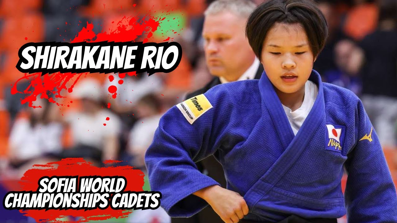 🔴SHIRAKANE Rio | Gold Medalist -52KG | Sofia World Championships Cadets 2025 backdrop