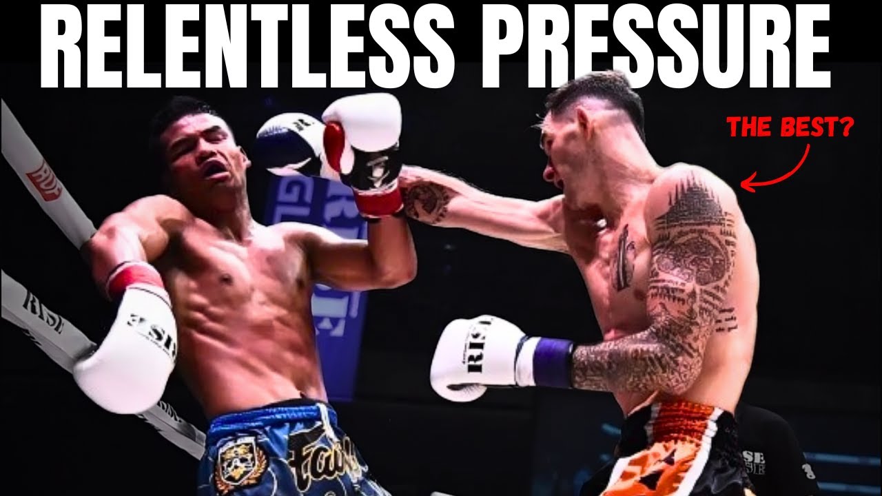 Why is Chadd Collins Relentless Pressure Style so Hard to Beat? (Pro Striking Breakdown) background