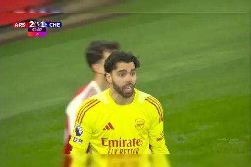 [Highlights] Incredible save! Raya makes a brilliant goal-line stop to deny Garnacho's close-range sliding shot