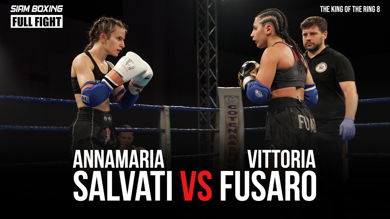 Annamaria Salvati vs Vittoria Fusaro - Muay Thai - The King Of The Ring 8 background