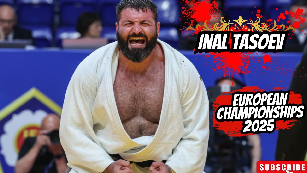 🔴Inal TASOEV | Gold Medalist +100KG | European Judo Championships 2025 backdrop