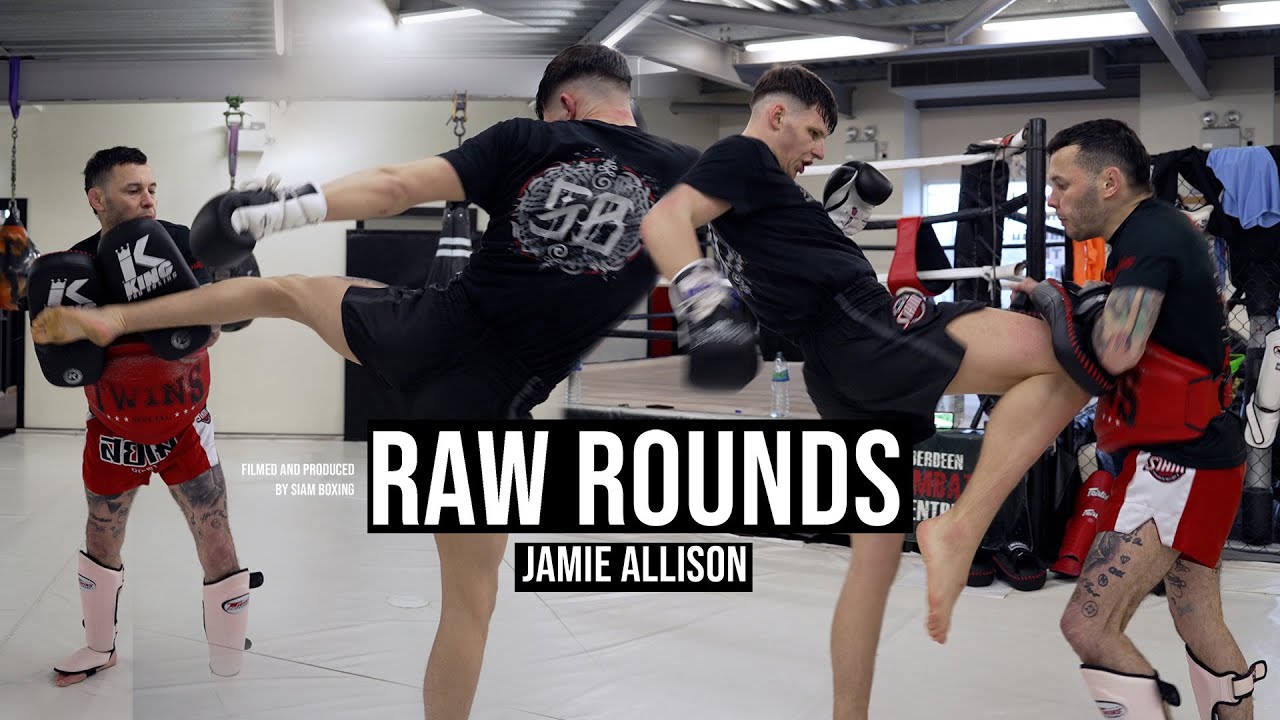 Raw Rounds: Jamie Allison Muay Thai Pad Work | Siam Boxing