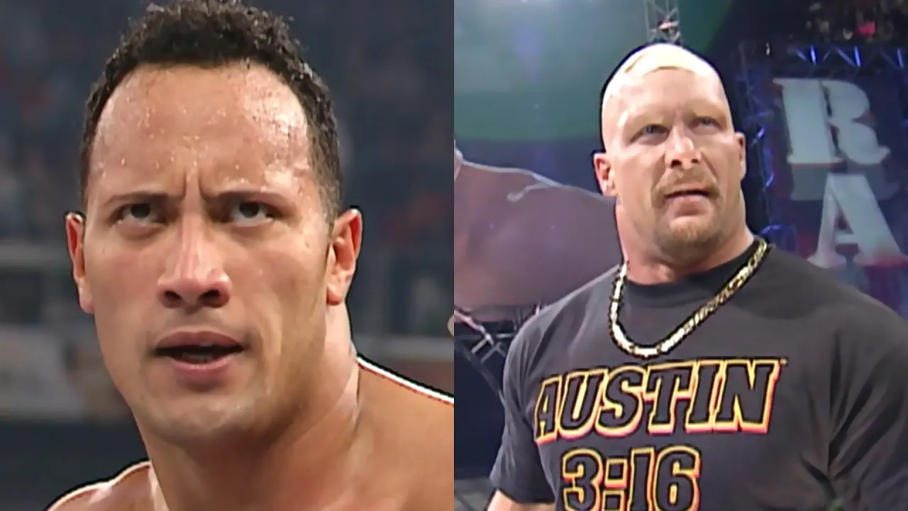 The Rock Vs Kurt Angle Vs Big Show Part 2 - RAW IS WAR! | Road To WrestleMania X7 background