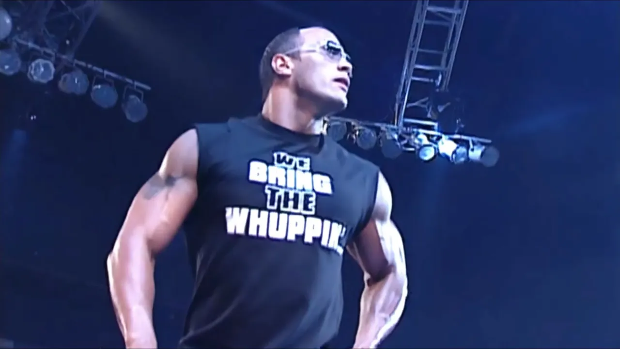The Rock Undisputed Championship Entrance After Vengeance 2002 PPV - Monday Night RAW! background