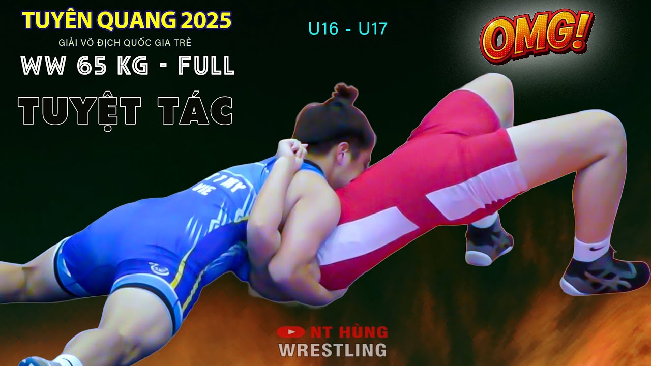 Vật Nữ. Vô Địch Quốc Gia U16 - U17.H 65 kg - Full.TUYÊN QUANG 2025 .vietnamese traditional wrestling