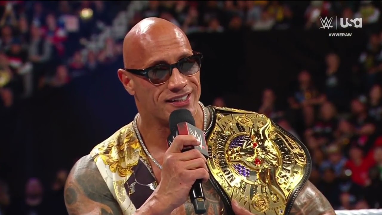 The Rock confronts Cody Rhodes 1/2 - WWE RAW 4/8/2024