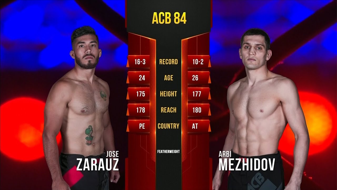 Хосе Зарауз vs. Арби Межидов | Jose Zarauz vs. Arbi Mezhidov | ACB 84